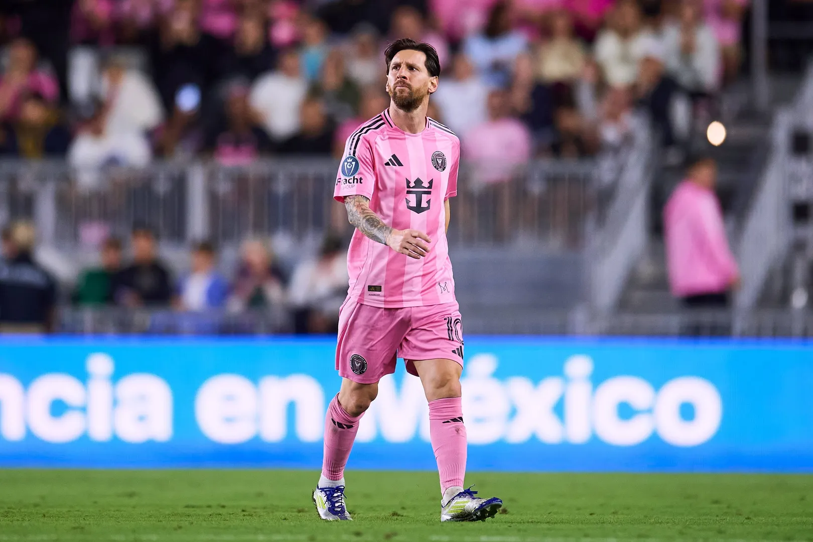 Lionel Messi em a&ccedil;&atilde;o pelo Inter Miami