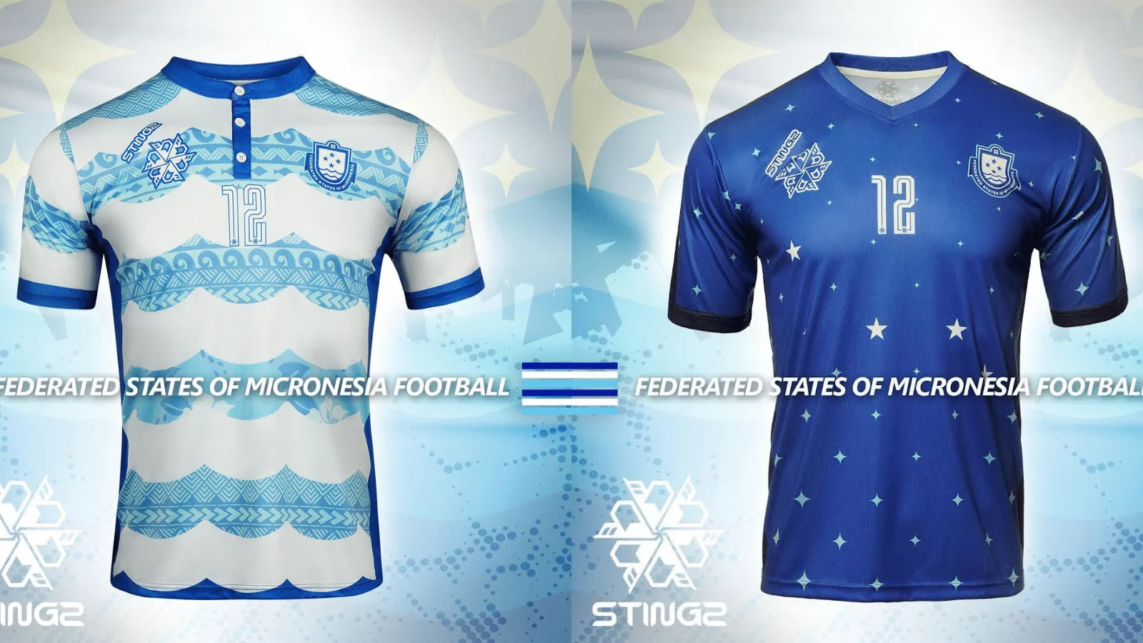 A Micron&eacute;sia quer voltar a jogar futebol ap&oacute;s nove anos, e lan&ccedil;ou belas camisas para arrecadar fundos