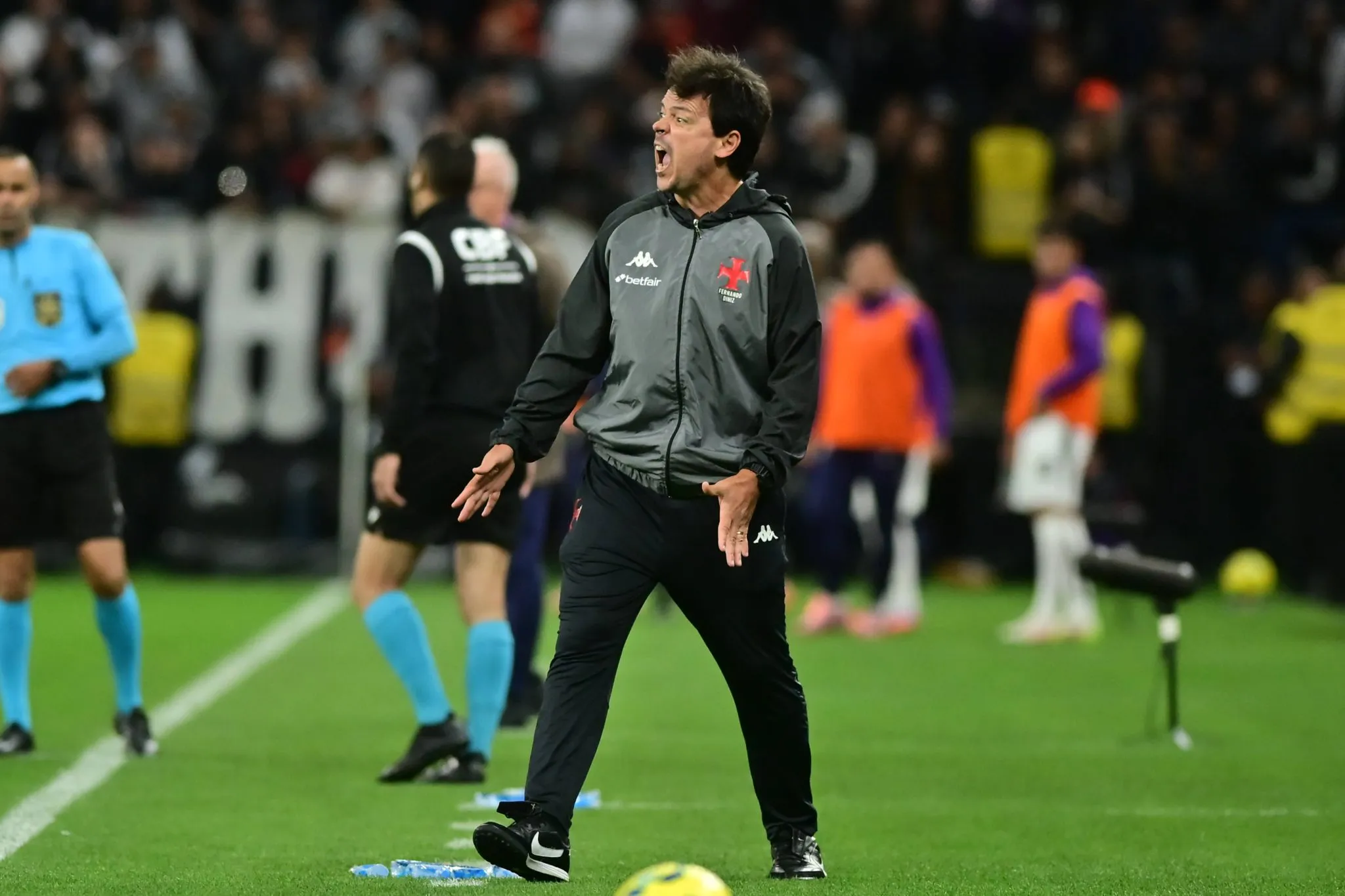 Fernando Diniz em jogo do Vasco