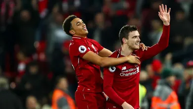 Com cinco assist&ecirc;ncias, laterais sublinham o quanto s&atilde;o importantes para o ataque do Liverpool