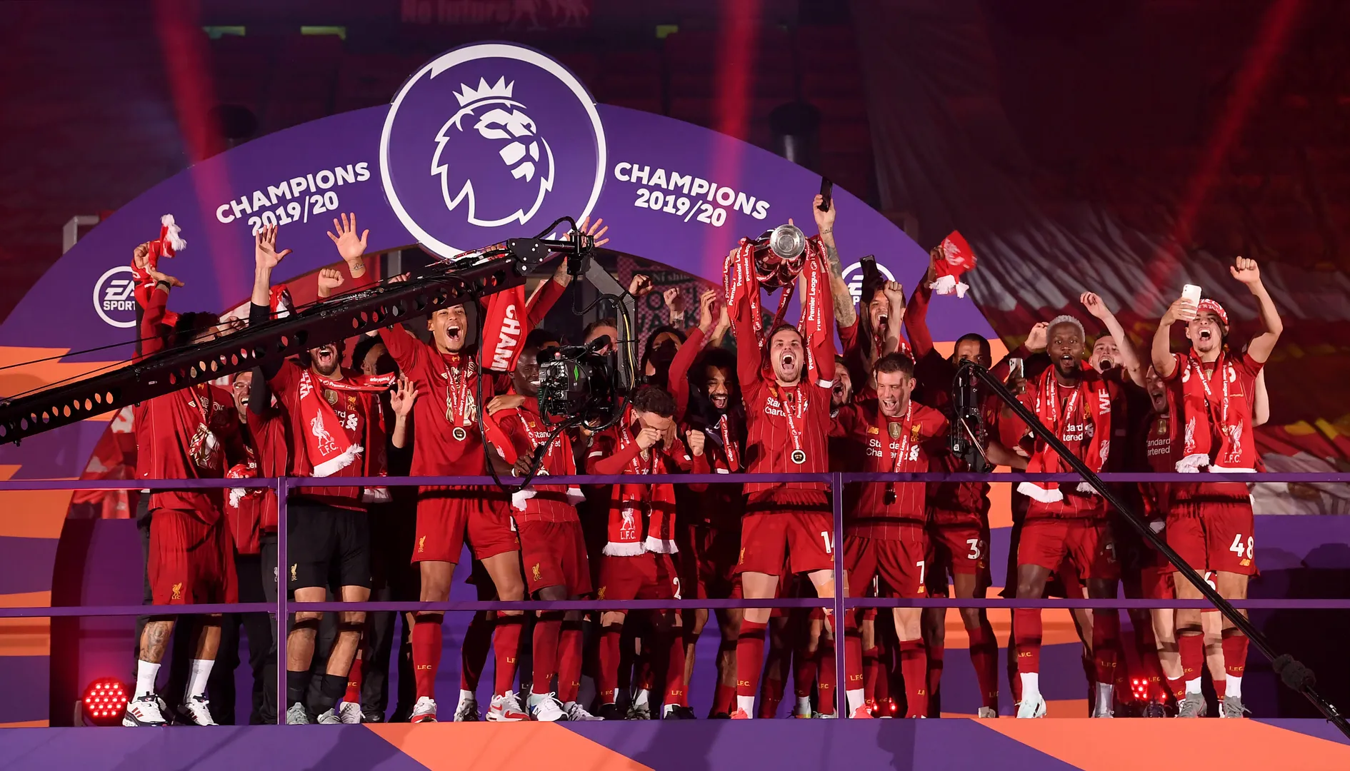 Liverpool, campe&atilde;o da Premier League 2019/20 Foto: (Imago)