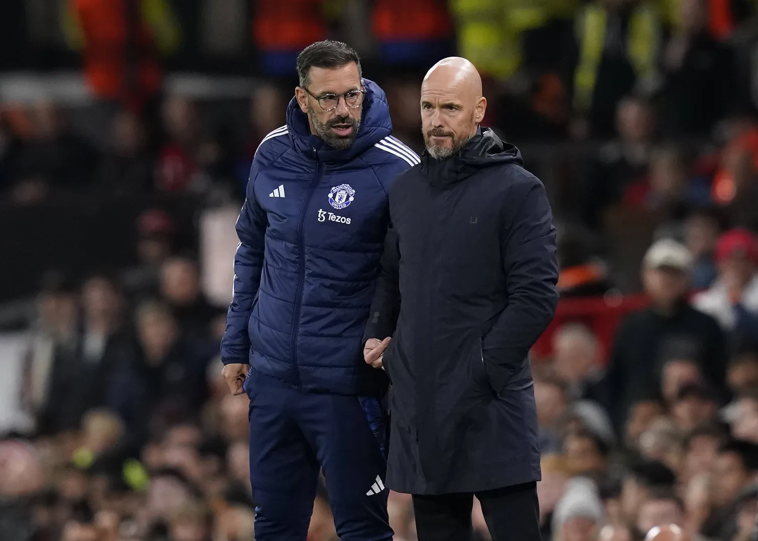Ten Hag e Van Nistelroy. Foto: Imago