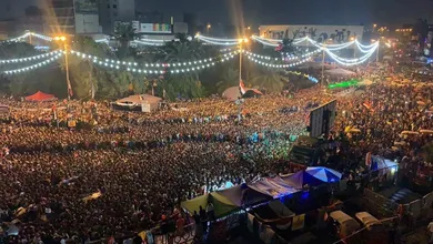 O cl&aacute;ssico se misturou aos protestos e o Iraque entrou em erup&ccedil;&atilde;o com uma hist&oacute;rica vit&oacute;ria sobre o Ir&atilde;