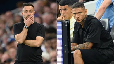 De Zerbi sobre Richarlison: &lsquo;N&atilde;o posso ficar todo dia rezando para ele ficar no Tottenham&rsquo;