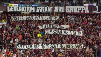 O PSG venceu, e mais um jogo na Fran&ccedil;a foi interrompido por faixas consideradas homof&oacute;bicas