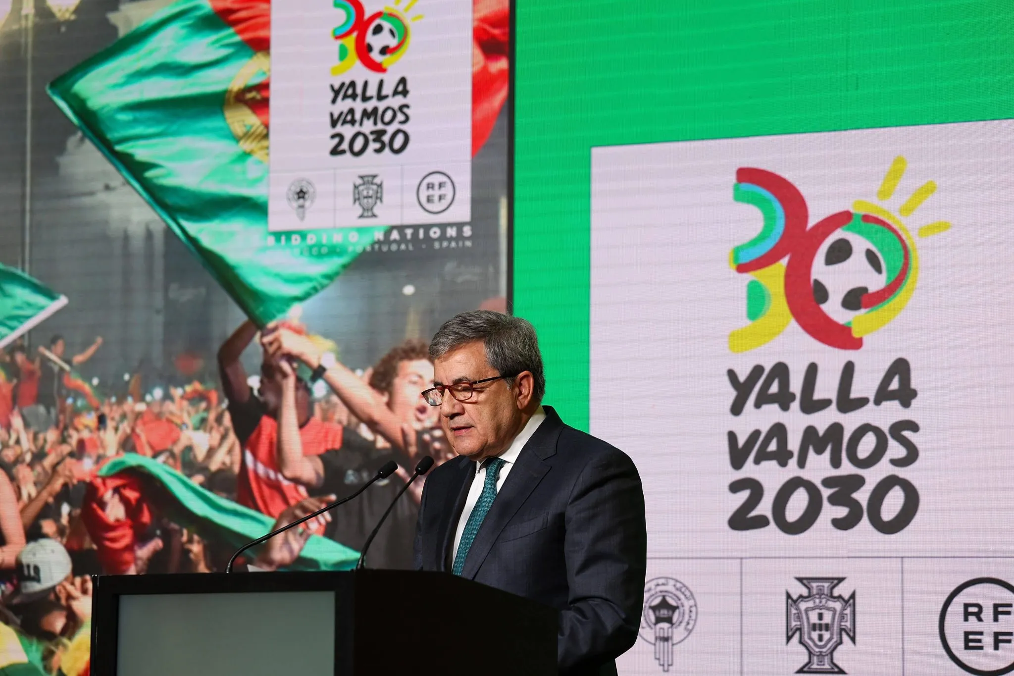Lisboa, Portugal, Cidade do Futebol &ndash; Bewerbung um die FIFA Fussball-Weltmeisterschaft 2030, Fernando Gomes Pr&auml;sident (F