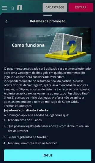 A Novibet tem pagamento antecipado? Veja como funciona!