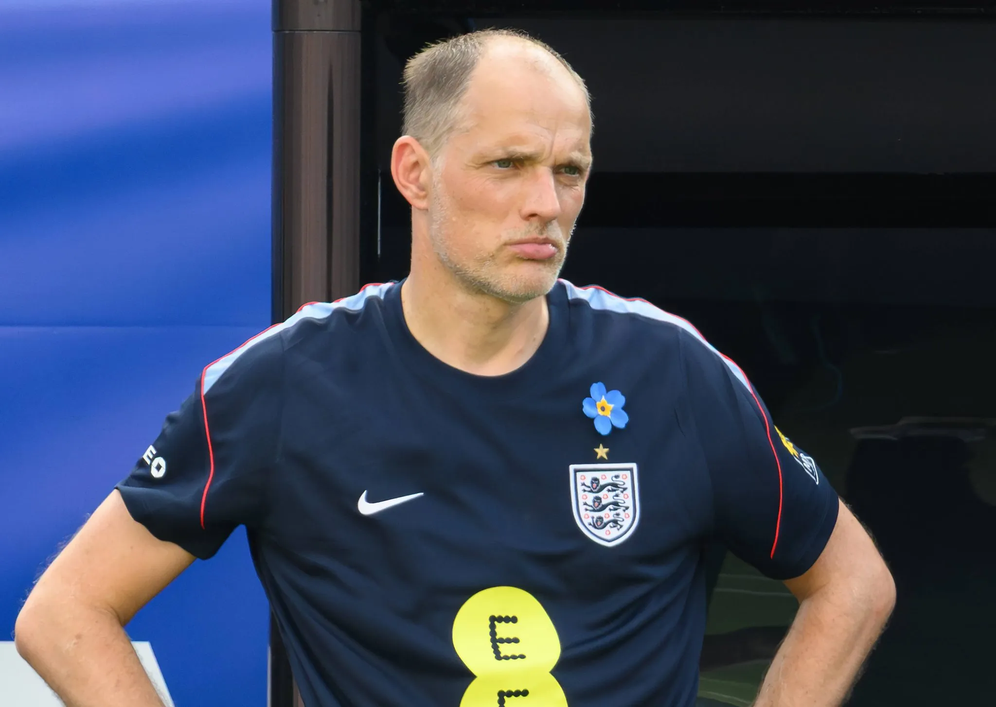 Tuchel durante Inglaterra 1 x 0 Nova Zel&acirc;ndia