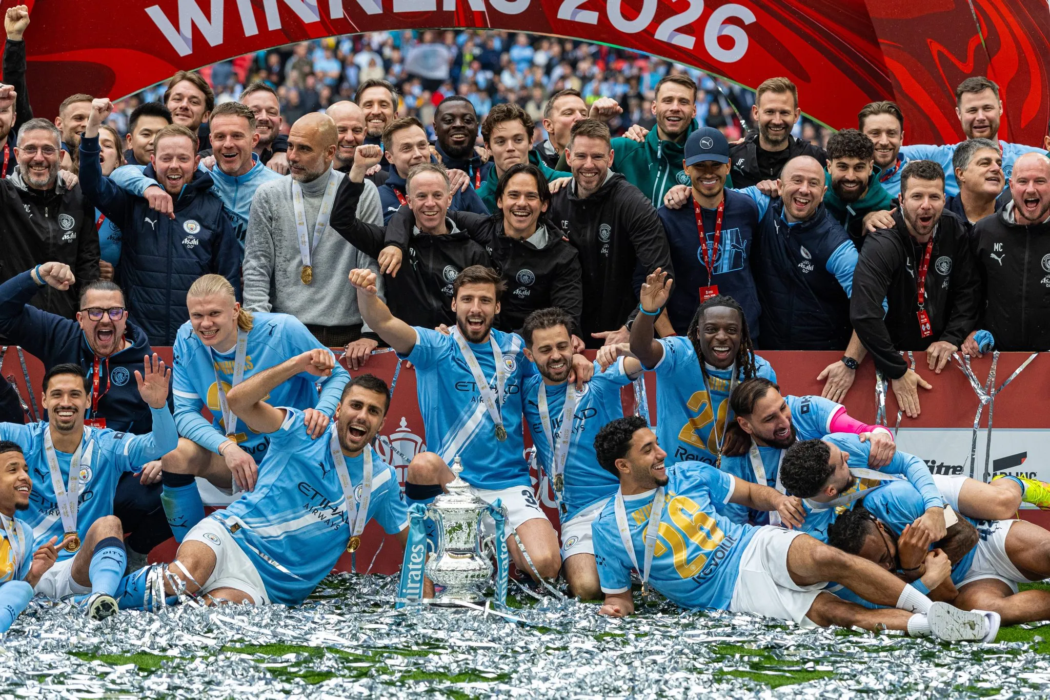 Manchester City conquistou oitava FA Cup ao derrotar o Chelsea 