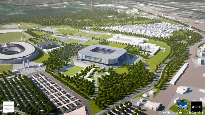 Novo est&aacute;dio do Hertha Berlim