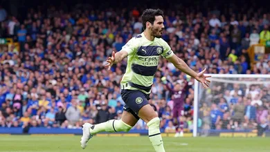 Passeio no parque: G&uuml;ndogan faz dois gola&ccedil;os para dar vit&oacute;ria f&aacute;cil ao Manchester City contra o Everton