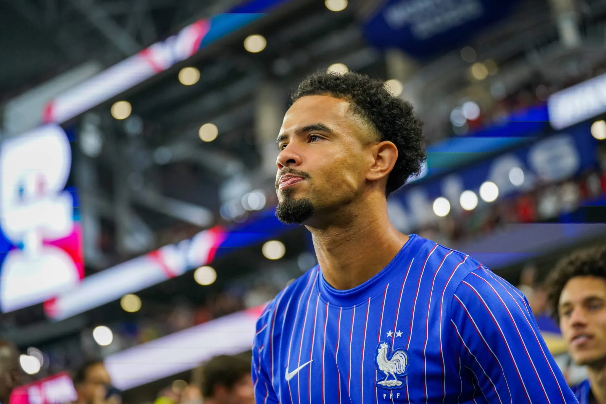 Warren Zaire-Emery com a sele&ccedil;&atilde;o francesa na Copa do Mundo