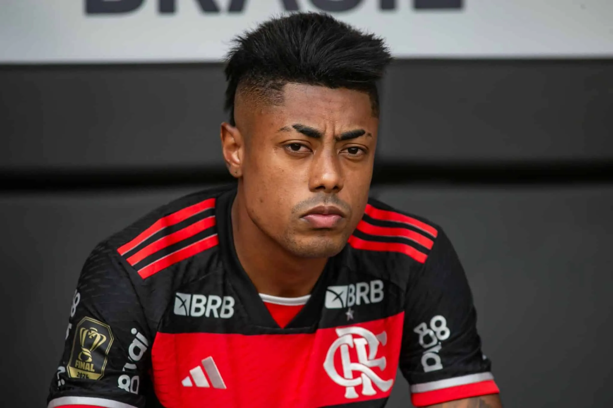 Emocionado, Bruno Henrique garante inoc&ecirc;ncia em acusa&ccedil;&atilde;o de envolvimento em apostas
