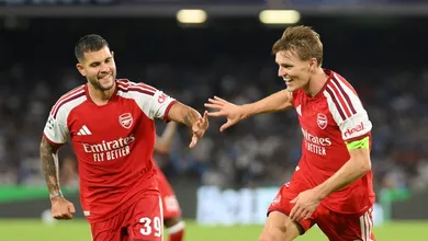 Ousadia de Bruno Guimar&atilde;es destrava o Arsenal e Odegaard garante vit&oacute;ria na Champions