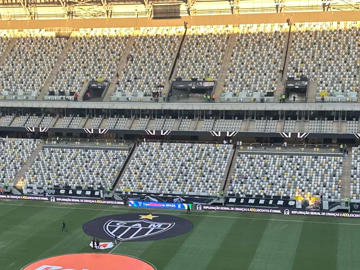 Setor de cativas da Arena MRV