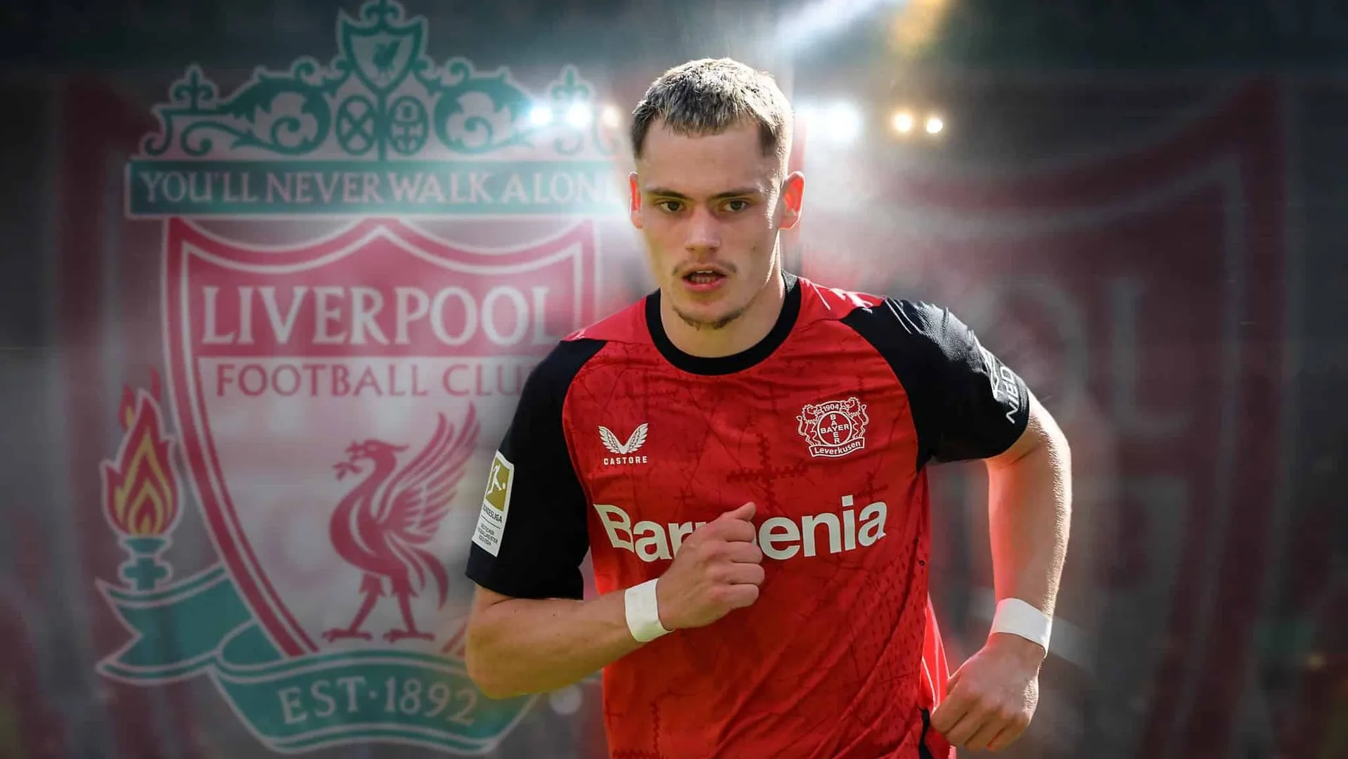 Florian Wirtz pode trocar o Bayer Leverkusen pelo Liverpool Foto: (Imago)