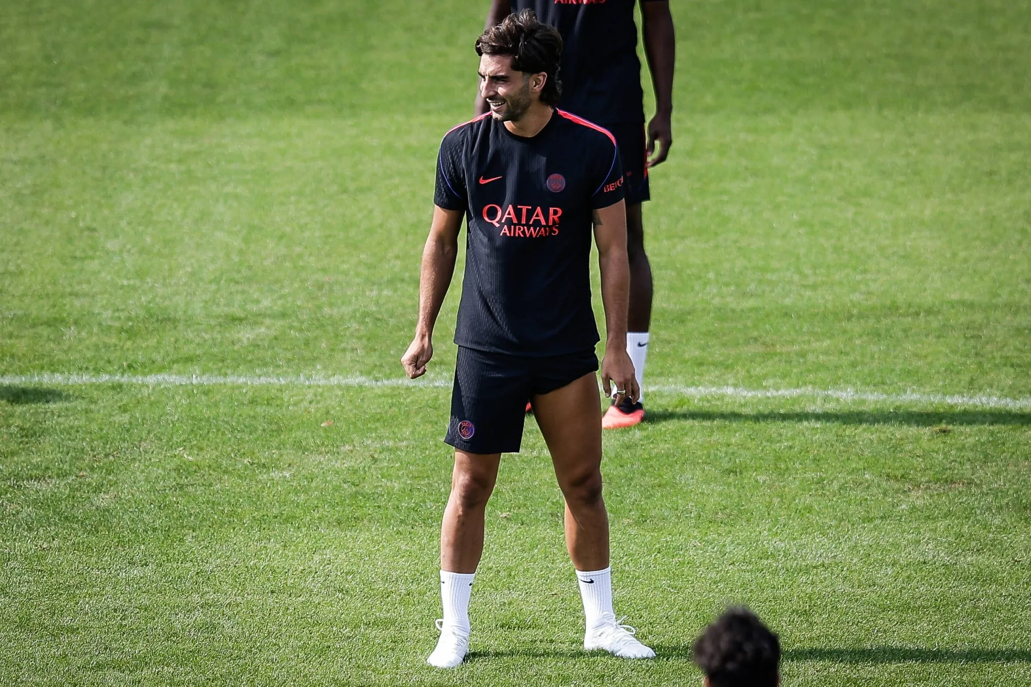 Ferran Torres durante treinamento do PSG (Foto: IMAGO / ZUMA Press Wire)