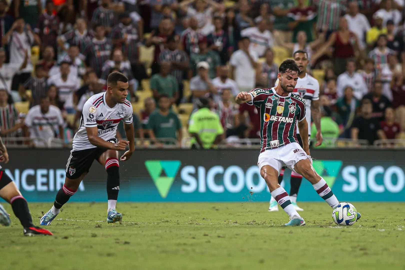 Martinelli teve grande atua&ccedil;&atilde;o contra o S&atilde;o Paulo e mostrou que o Fluminense est&aacute; bem servido para a vida sem Andr&eacute; - Foto: MARCELO GON&Ccedil;ALVES / FLUMINENSE FC