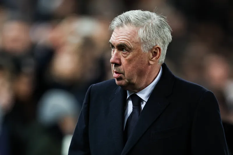 Carlo Ancelotti, t&eacute;cnico do Real Madrid