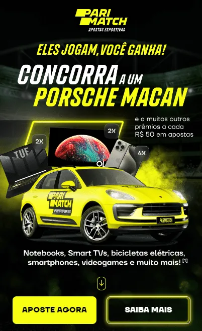 Promo&ccedil;&atilde;o de sorteios da Parimatch