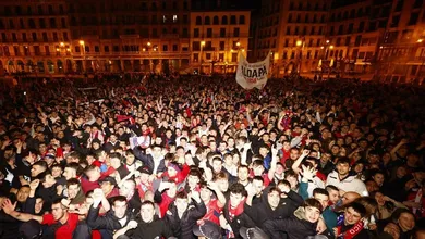 Foi de arrepiar a recep&ccedil;&atilde;o da torcida do Osasuna aos seus her&oacute;is ap&oacute;s a classifica&ccedil;&atilde;o &agrave; final da Copa do Rei