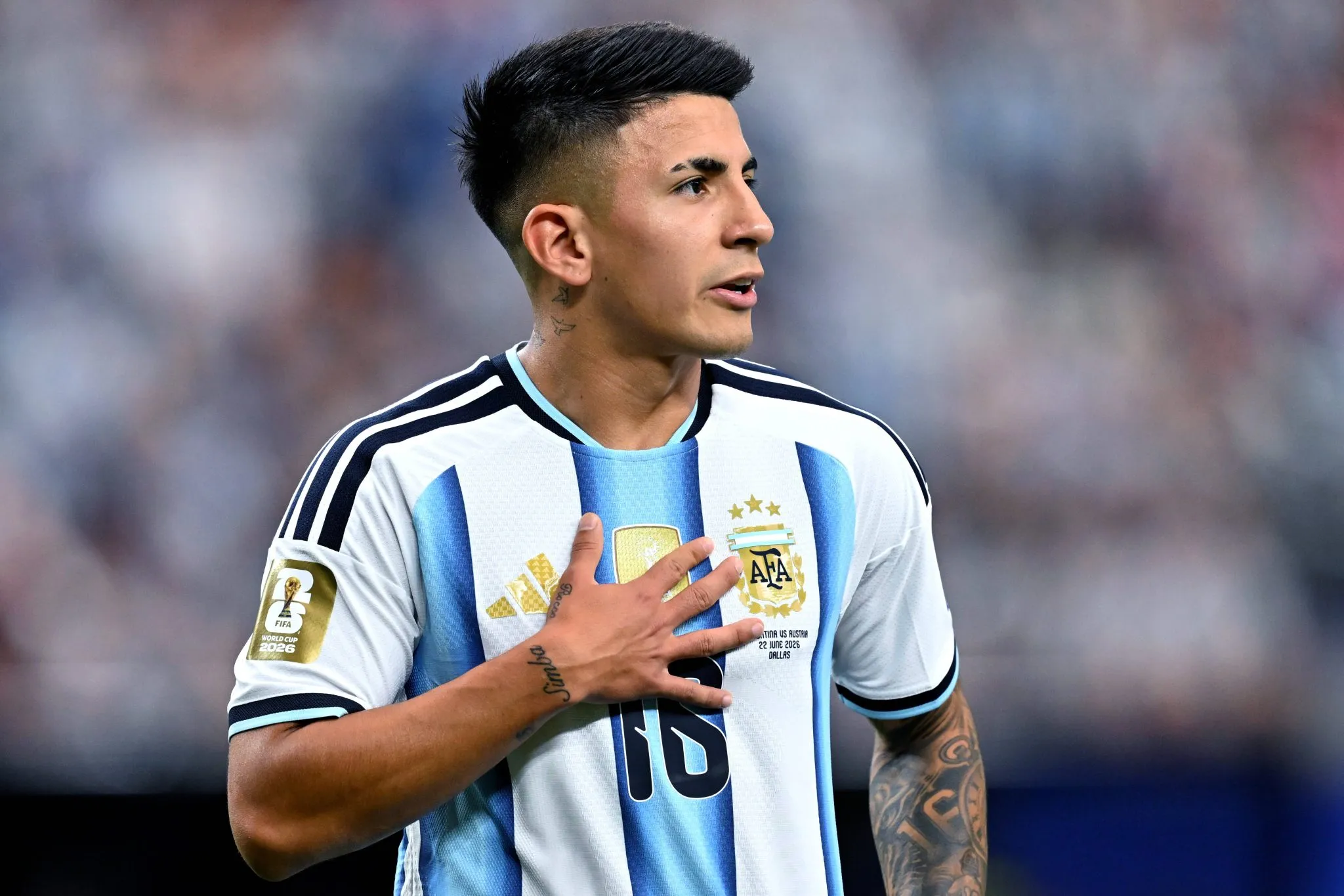 Thiago Almada em a&ccedil;&atilde;o pela sele&ccedil;&atilde;o argentina