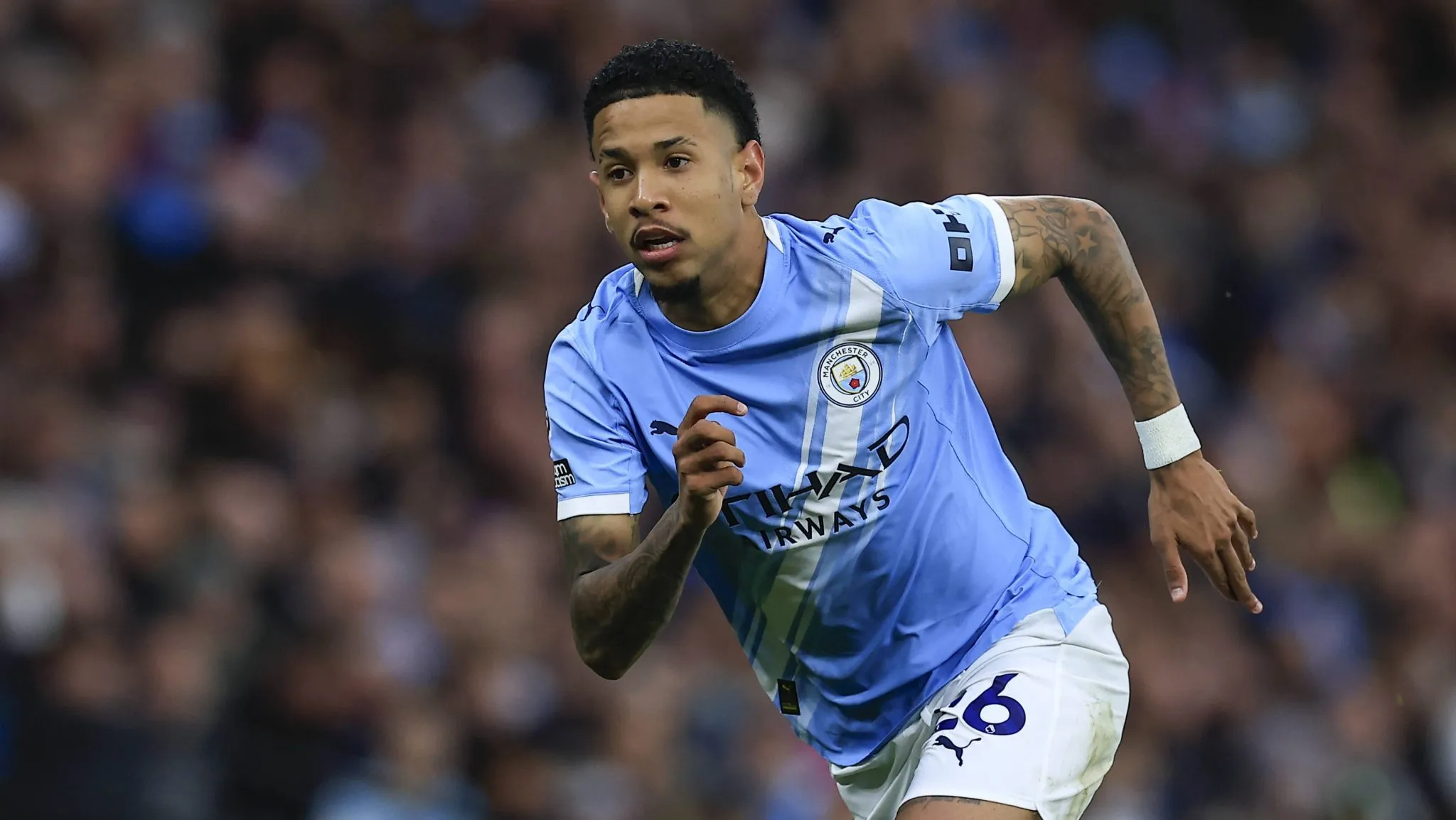 Savinho pelo Manchester City (Foto: Imago/Pro Sports Images)