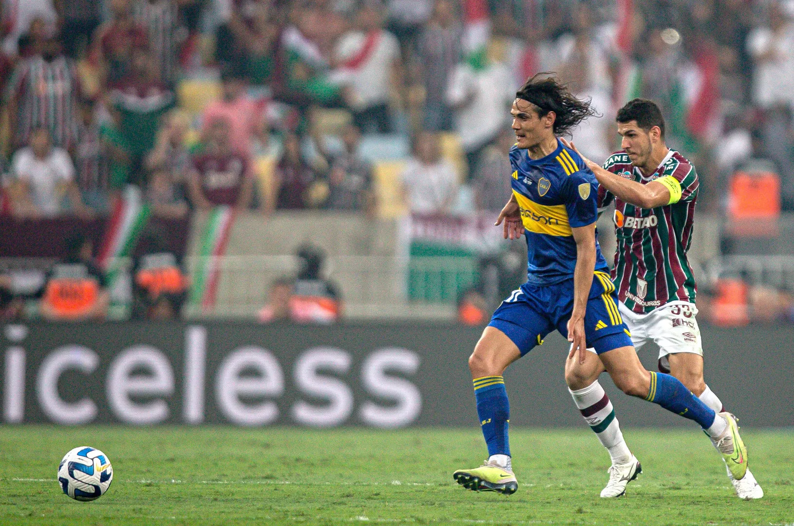 Recuperado, Nino teve grande atua&ccedil;&atilde;o pelo Fluminense e for&ccedil;ou jogo ruim de Cavani na final da Libertadores - Foto: Icon sport
