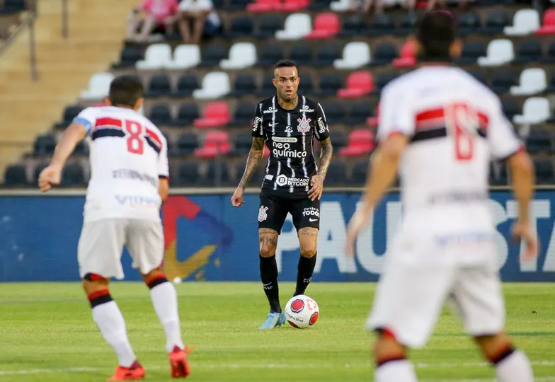 &Uacute;ltimo jogo de Luan pelo Corinthians foi em fevereiro de 2022, contra o Botafogo-SP, pelo Paulist&atilde;o