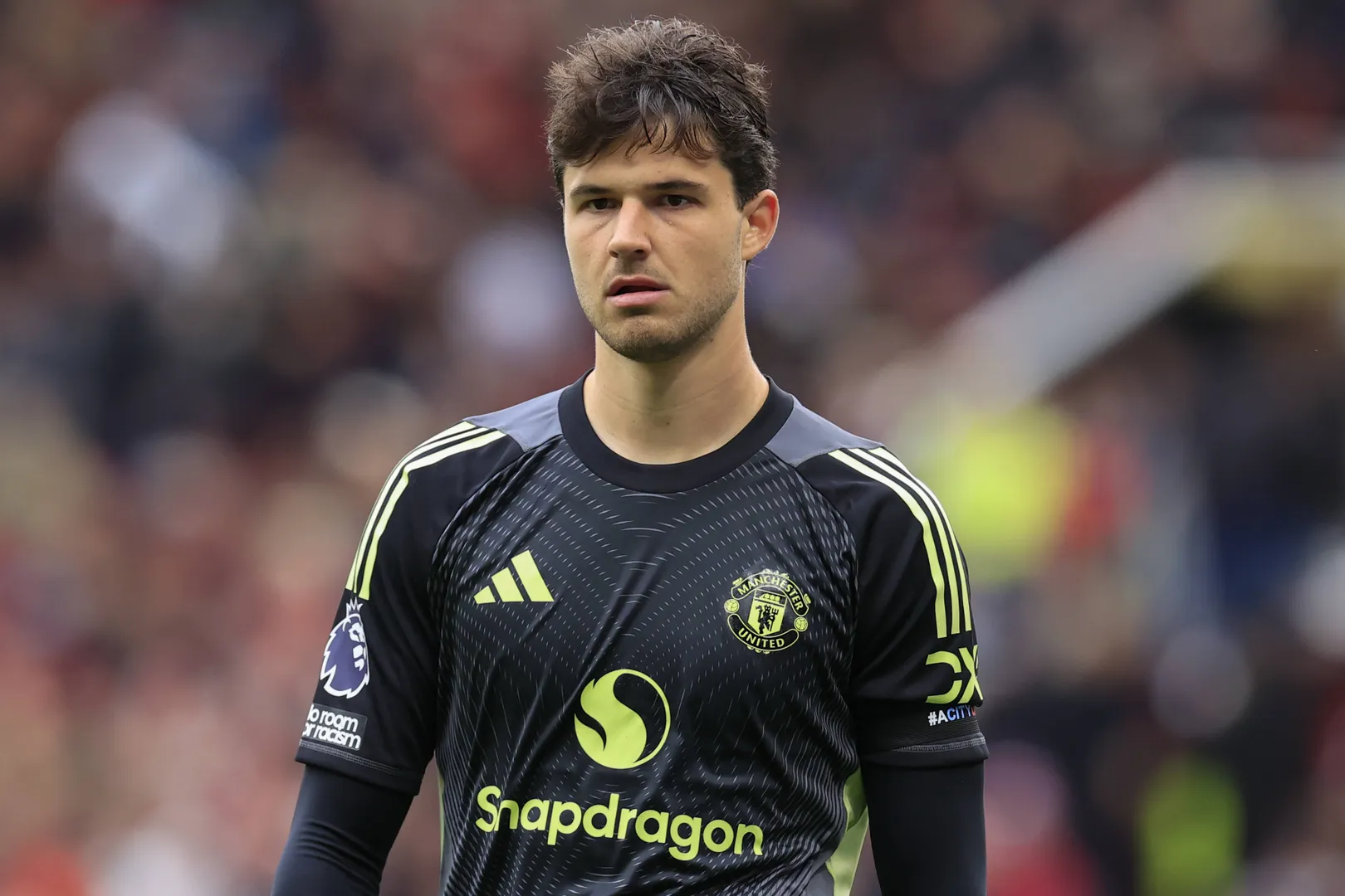 Senne Lammens em atua&ccedil;&atilde;o pelo Manchester United (Foto: IMAGO / Pro Sports Images)