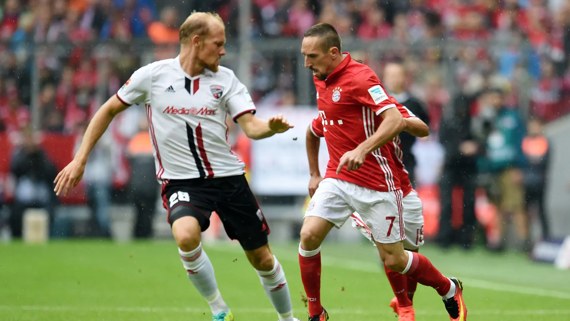 Bayern vai voltando a ser o time de Rib&eacute;ry, o craque da vit&oacute;ria sobre o Ingolstadt