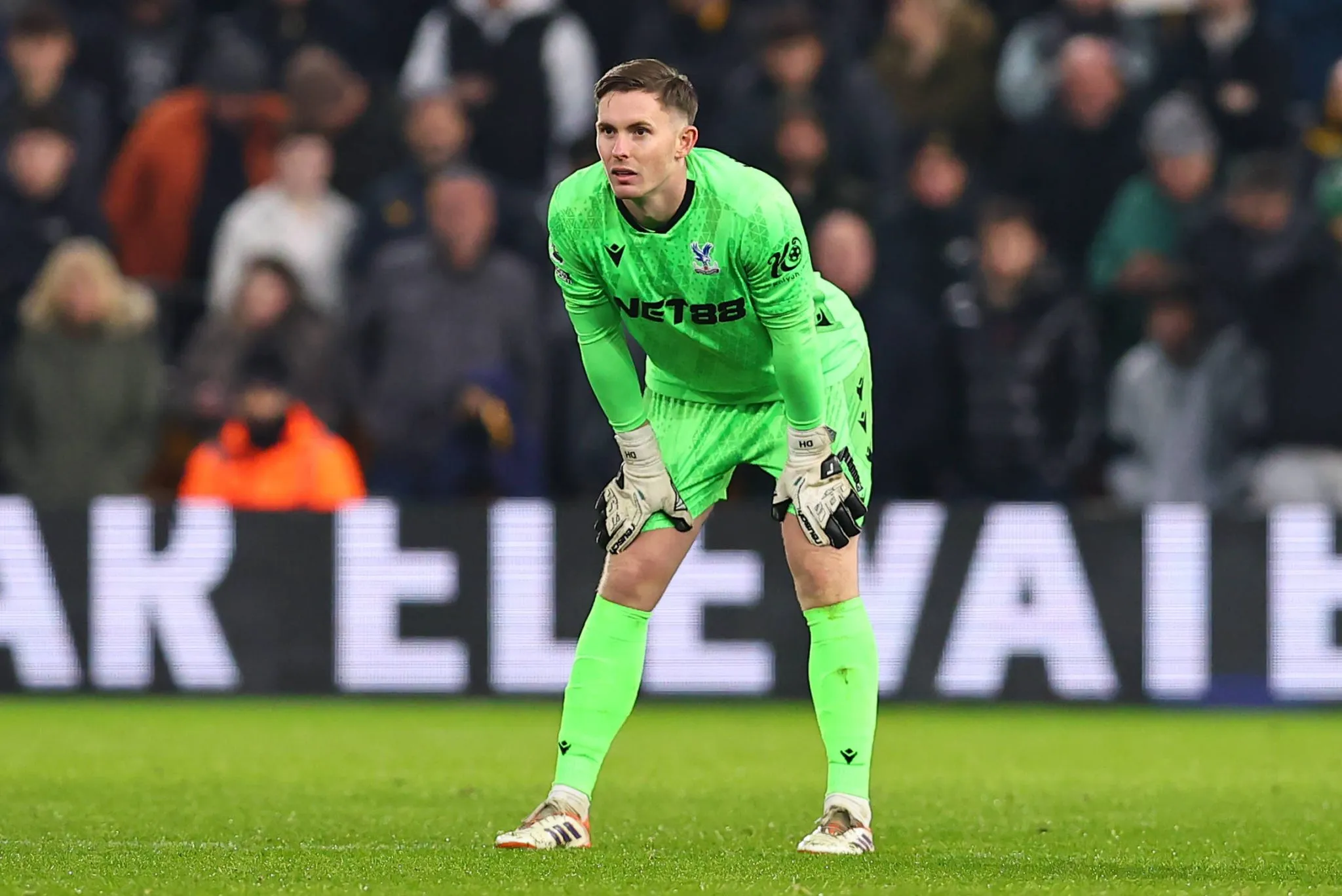 Dean Henderson em a&ccedil;&atilde;o pelo Crystal Palace