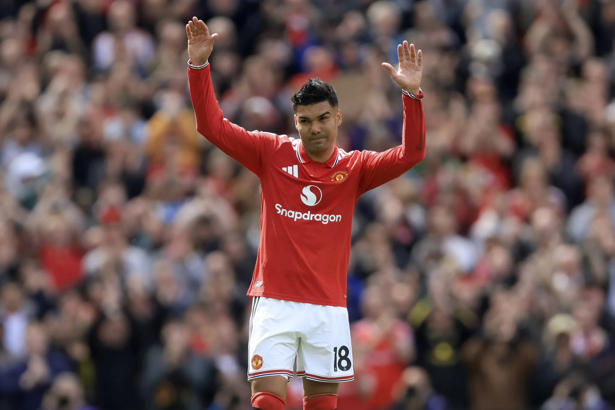 Casemiro se despede do Manchester United 