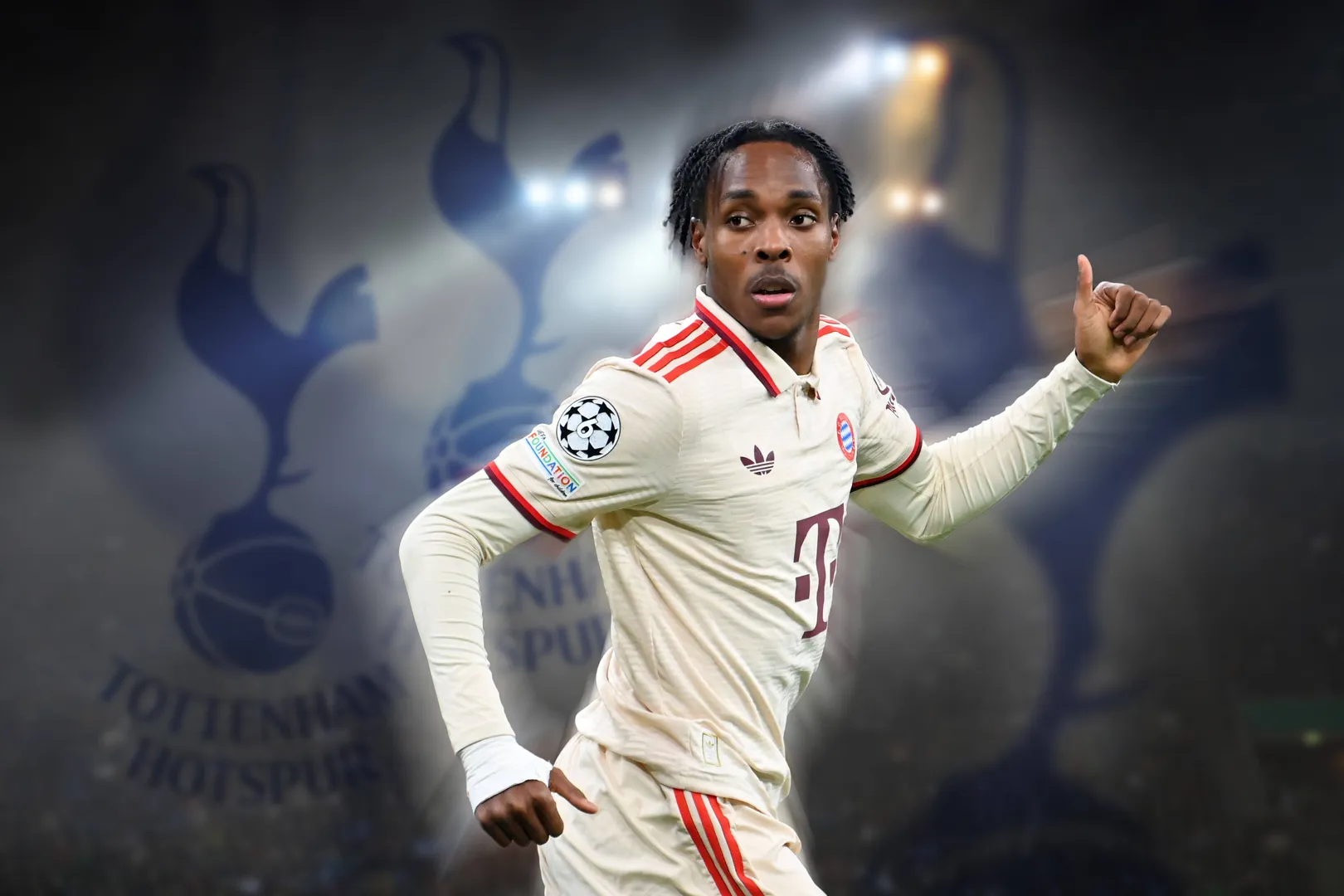 Mathys Tel vai jogar no Tottenham Foto: (Imago)
