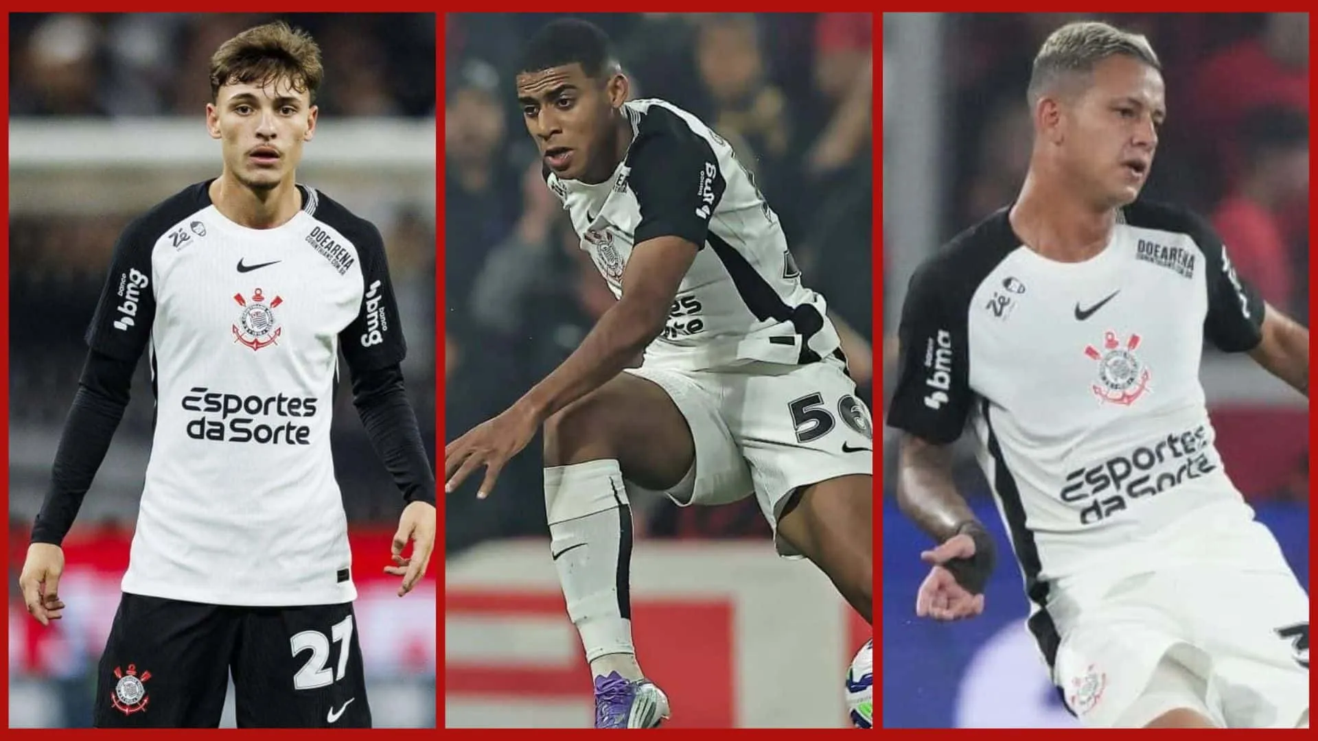 Gui Neg&atilde;o, Breno Bidon e Kayke: Os planos do Corinthians para os jovens titulares