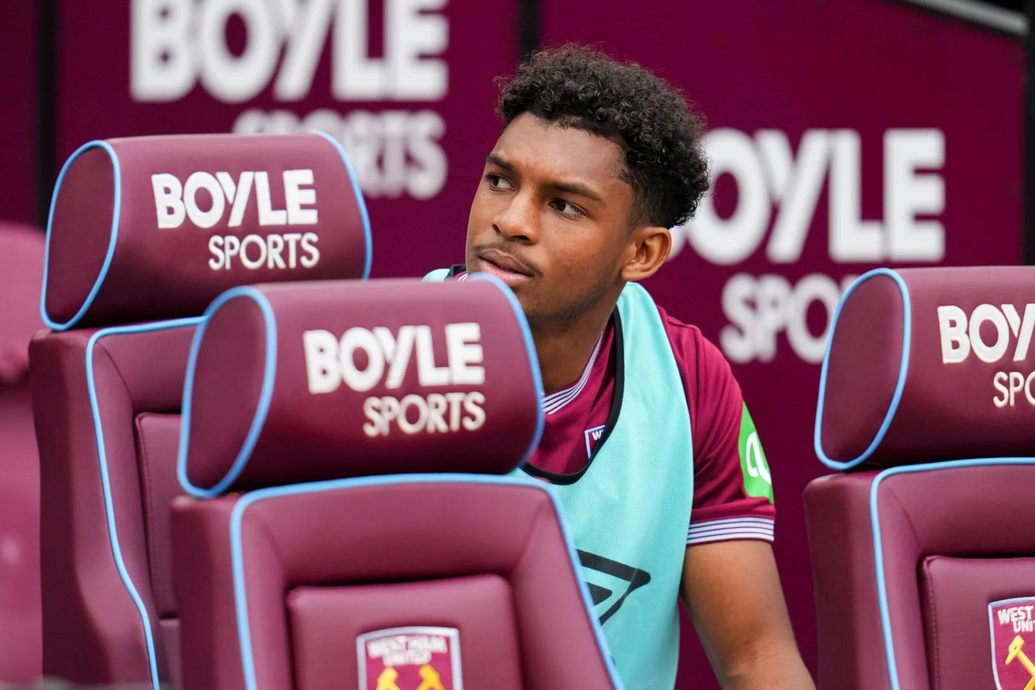 Luis Guilherme em atua&ccedil;&atilde;o pelo West Ham (Foto: IMAGO / News Images)