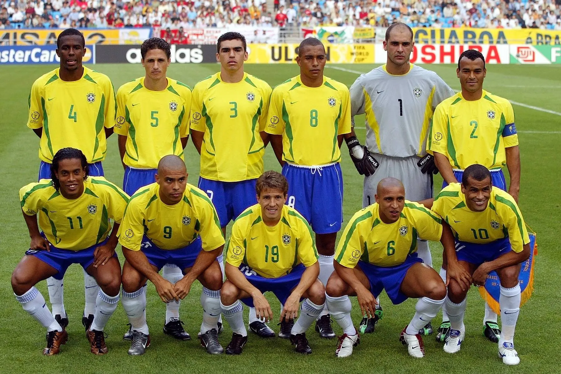 Sele&ccedil;&atilde;o brasileira campe&atilde; do Mundo em 2002