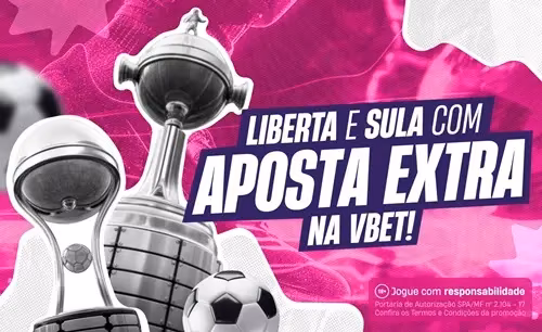 Banner promocional da Vbet com oferta de aposta extra em futebol