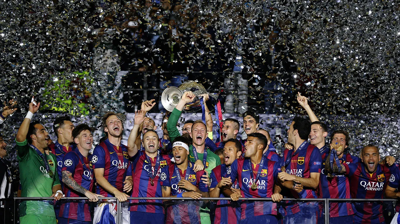 Com novo formato, Bar&ccedil;a &eacute; o primeiro a bater s&oacute; campe&otilde;es para levar a Champions