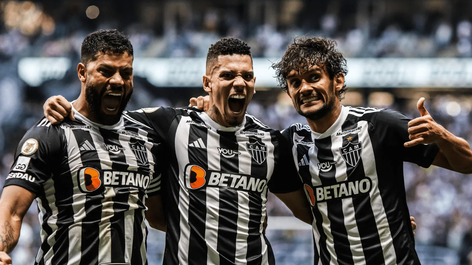 Trio do Atl&eacute;tico-MG marcou metade dos gols do clube na temporada
