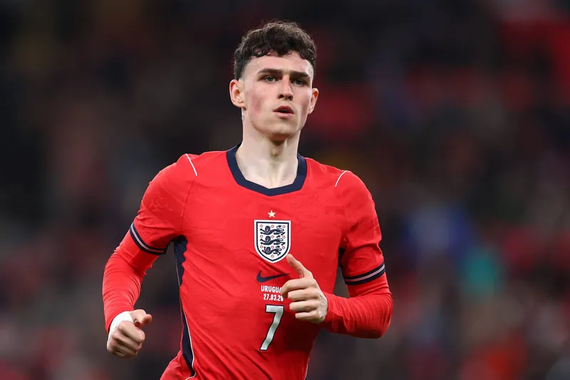 Foden em a&ccedil;&atilde;o pela Inglaterra