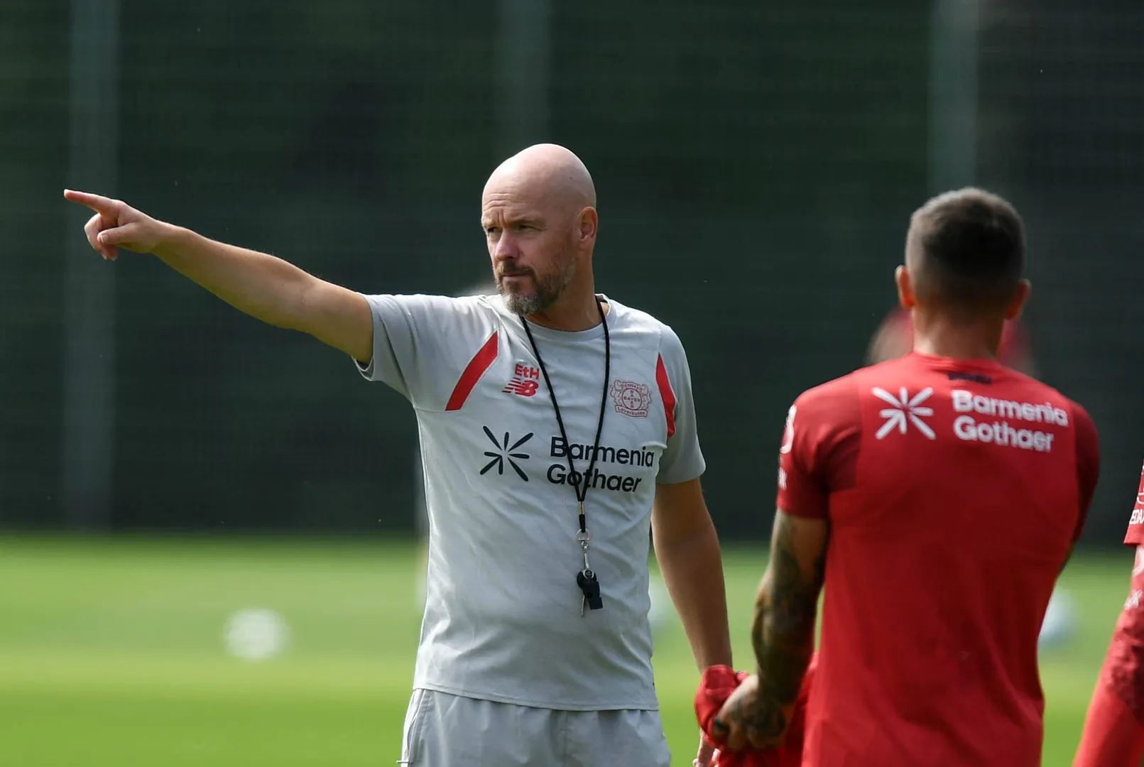 Erik Ten Hag, t&eacute;cnico do Bayer Leverkusen