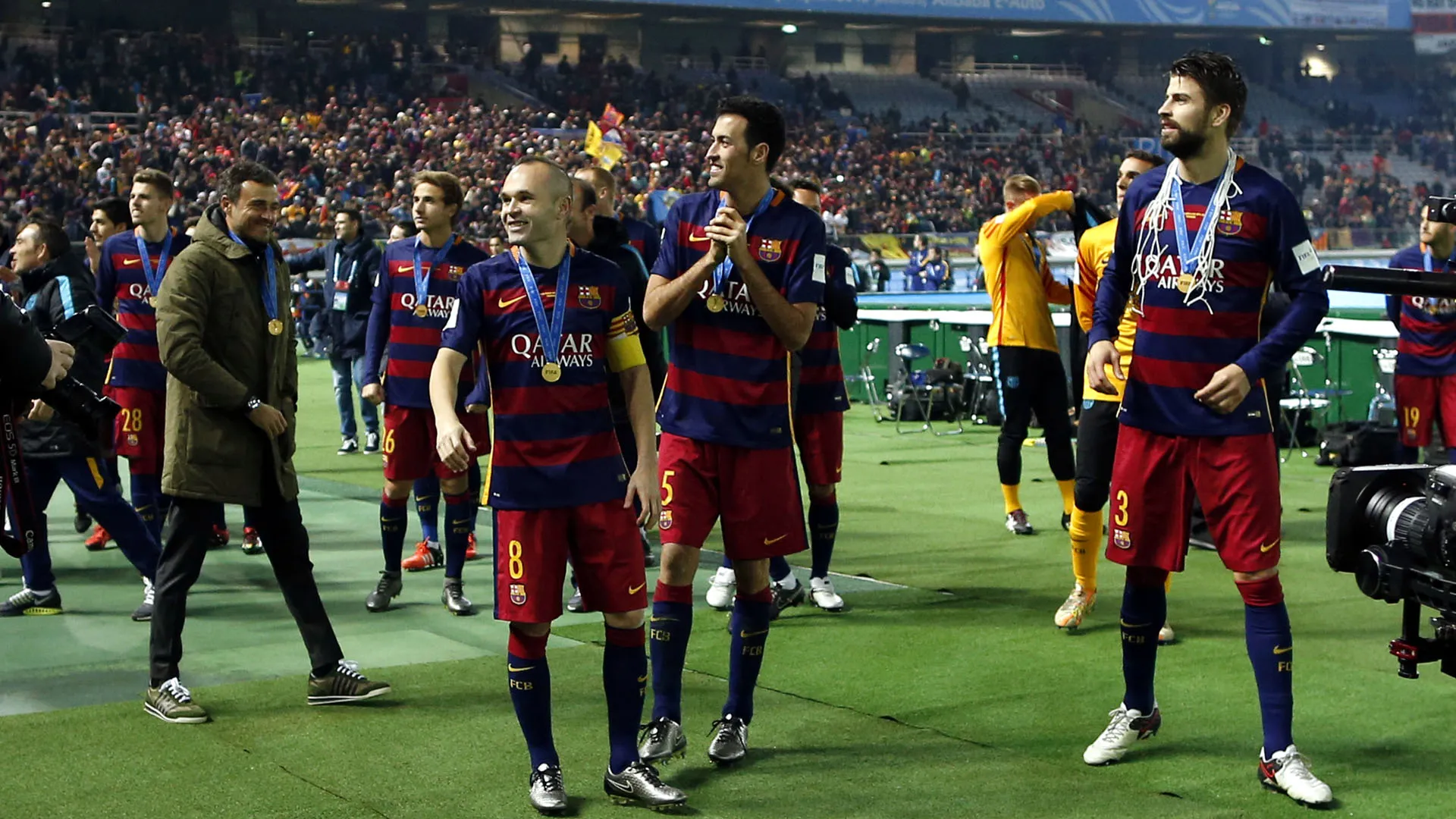 Luis Enrique sobre o Barcelona: &ldquo;Estes jogadores demonstraram que n&atilde;o cansam de ganhar&rdquo;