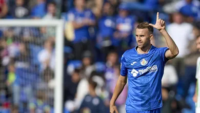 Getafe aproveitou expuls&atilde;o de Gabriel Paulista e bateu Valencia com Mayoral decisivo