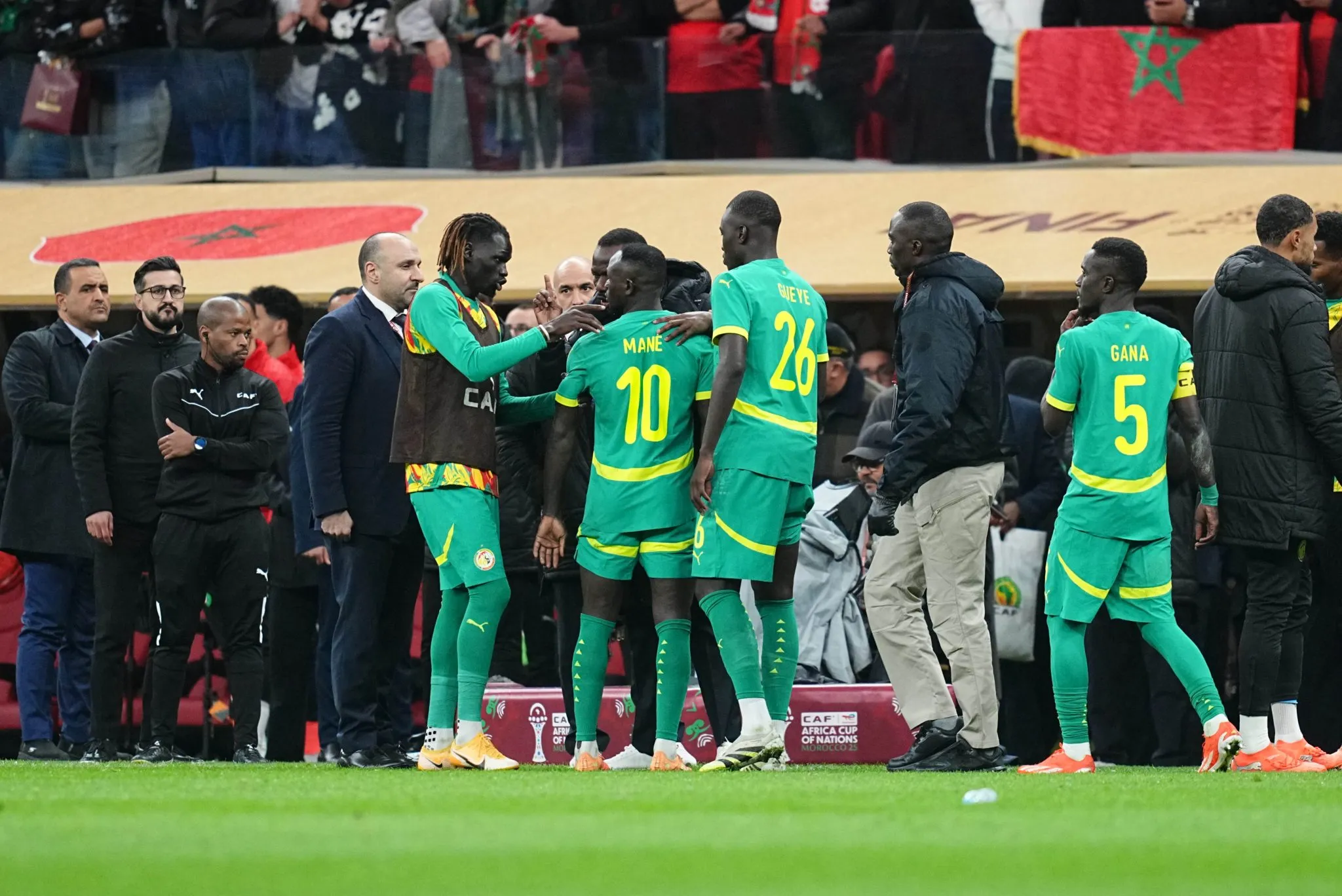 Man&eacute; liderou volta da sele&ccedil;&atilde;o senegalesa ap&oacute;s desist&ecirc;ncia tempor&aacute;ria contra Marrocos (Foto: IconSport)