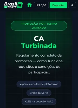 Criar Aposta Turbinada, da Brasil da Sorte