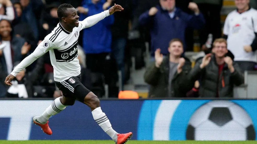 Seri fez um gola&ccedil;o no primeiro tempo maluco da vit&oacute;ria do Fulham sobre o Burnley