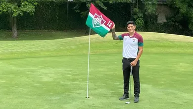 Acompanhamos um dia do &iacute;dolo do Fluminense, Germ&aacute;n Cano, em um campo&hellip; de golfe