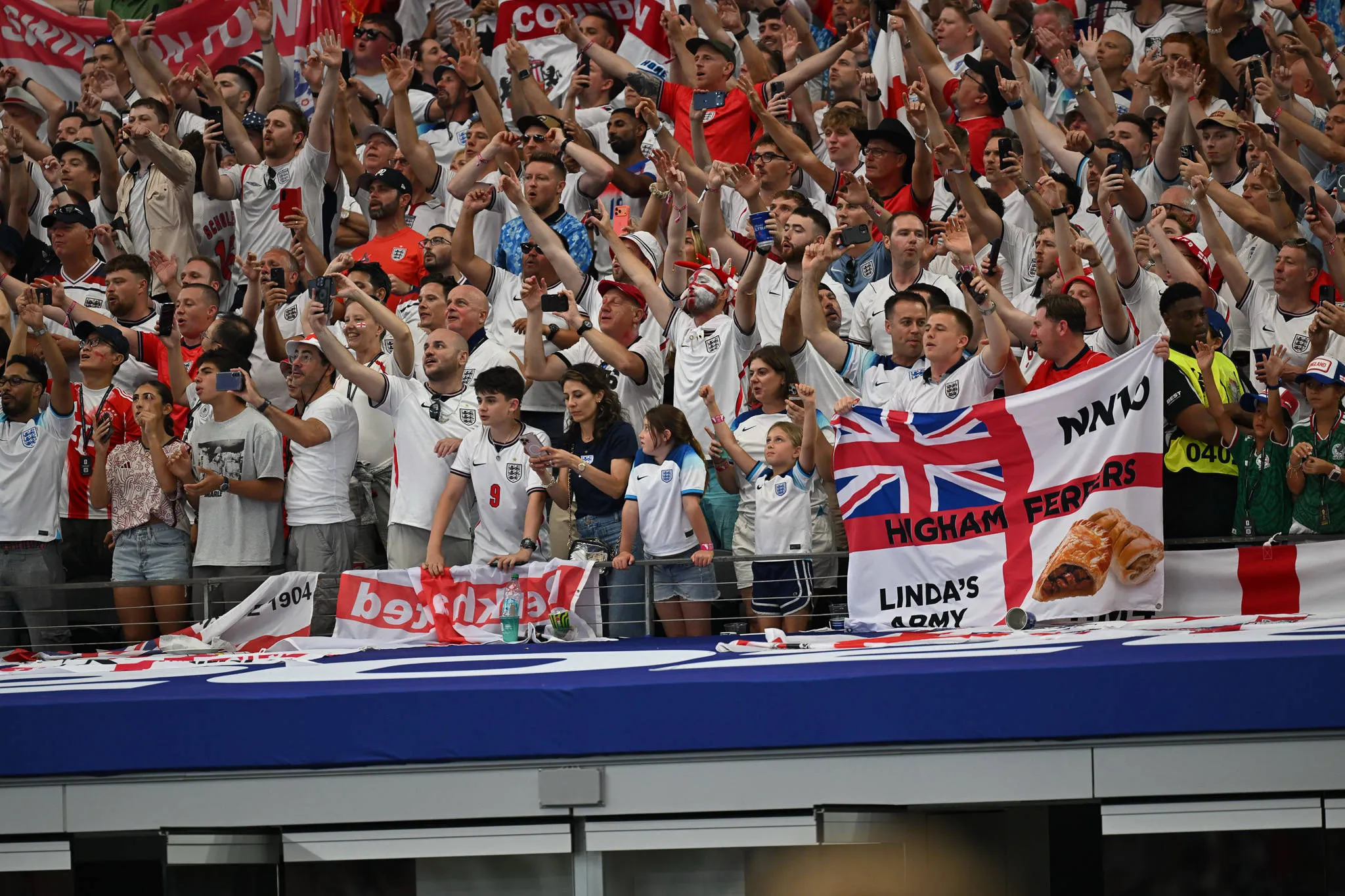 Torcedores ingleses