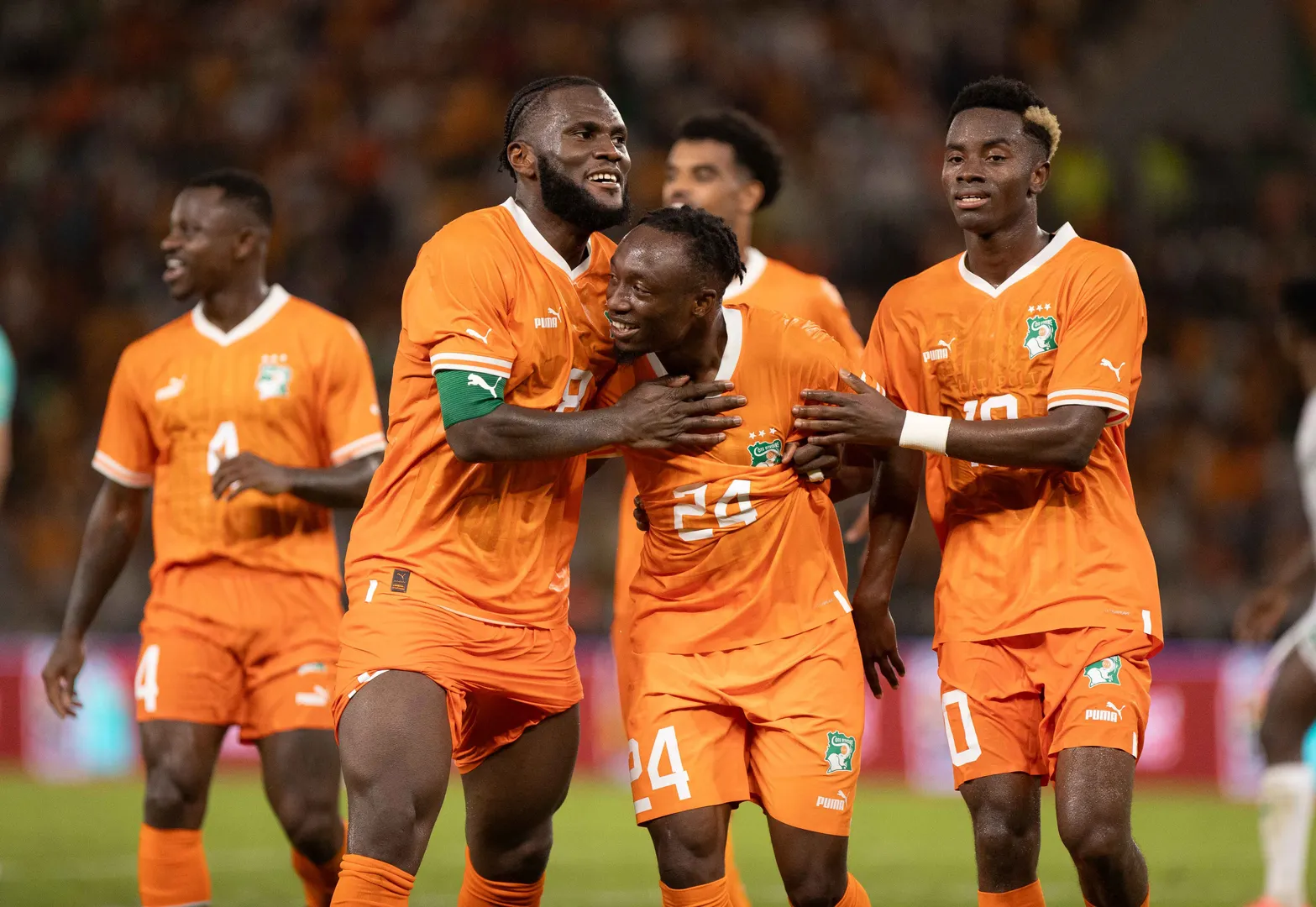 Foto: (IconSport) - A Costa do Marfim se garantiu na Copa Africana de Na&ccedil;&otilde;es 2025